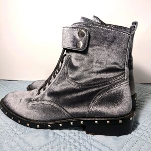 Vince Camuto Talorini silver boots